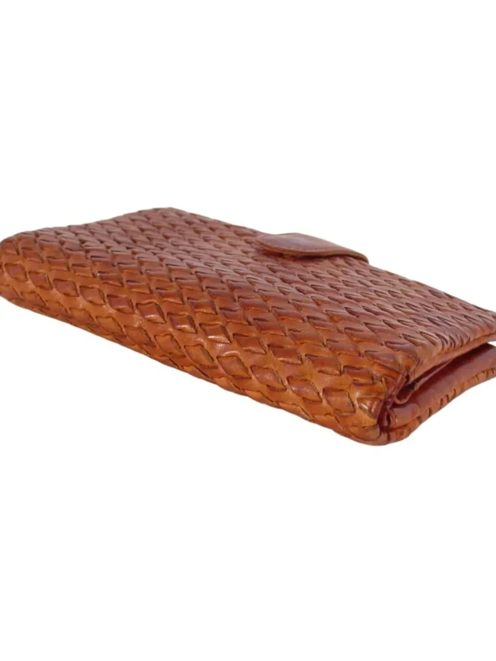 VILENCA HOLLAND Woven Leather Clutch Organizer Wallet - Picture 3 of 7